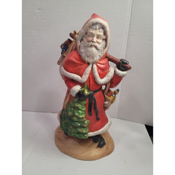pro fincial Other - vintage ceramic santa pro fincial Mold from 1988. christmas tree packages toys
